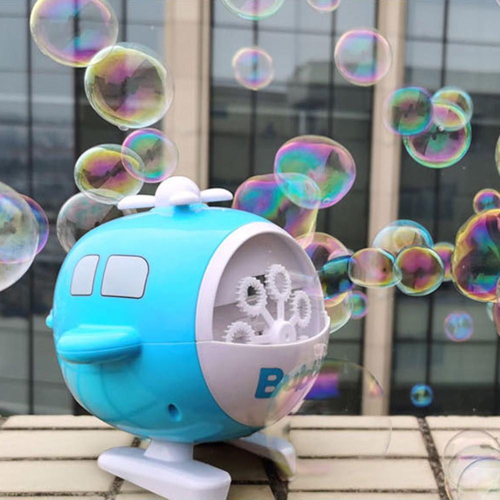 Kids Bubble Machine - Automatic Bubble Maker Helicopter Toy Gift for Girls and Boys