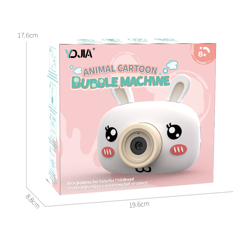 Kids Cute Bubble Machine Magic Camera with Bubble Auto Blowing, with Music and Light