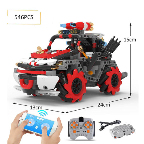 2.4Ghz Climbing Building Blocks Remote Control Car All-terrain Stunt Off-Road 360° Rotate Car