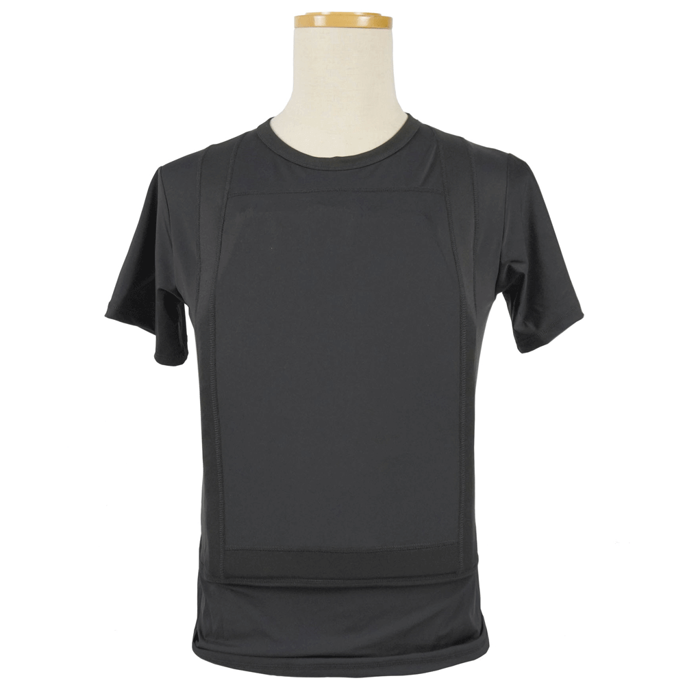 Concealed Armor Bulletproof Tshirt 3A NIJ IIIA Protection Shirts Sun