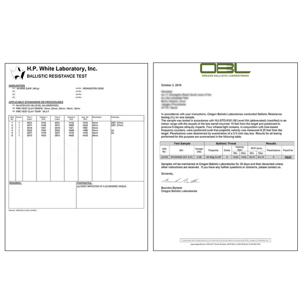Enhanced Bullet Proof and Stabbing Proof Vest Body Armor - NIJ Level IIIA Protection
