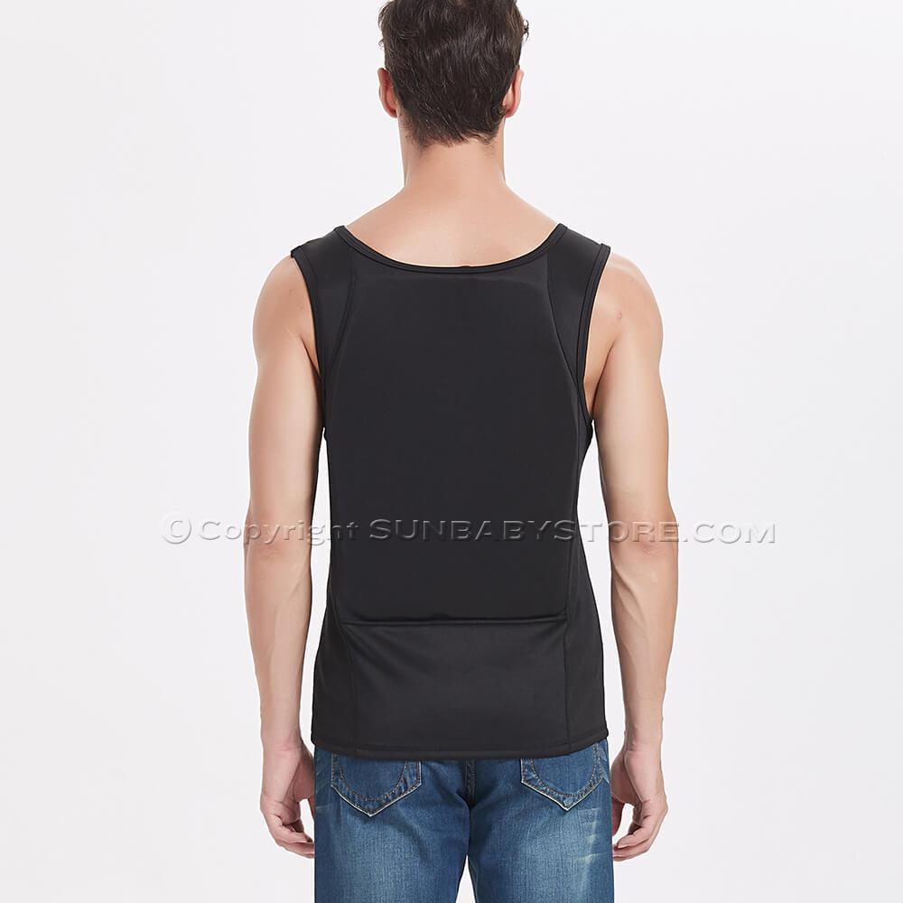NIJ IIIA Bulletproof Vest Concealed Ultra Thin T-shirt Undershirt Covert Body Armor