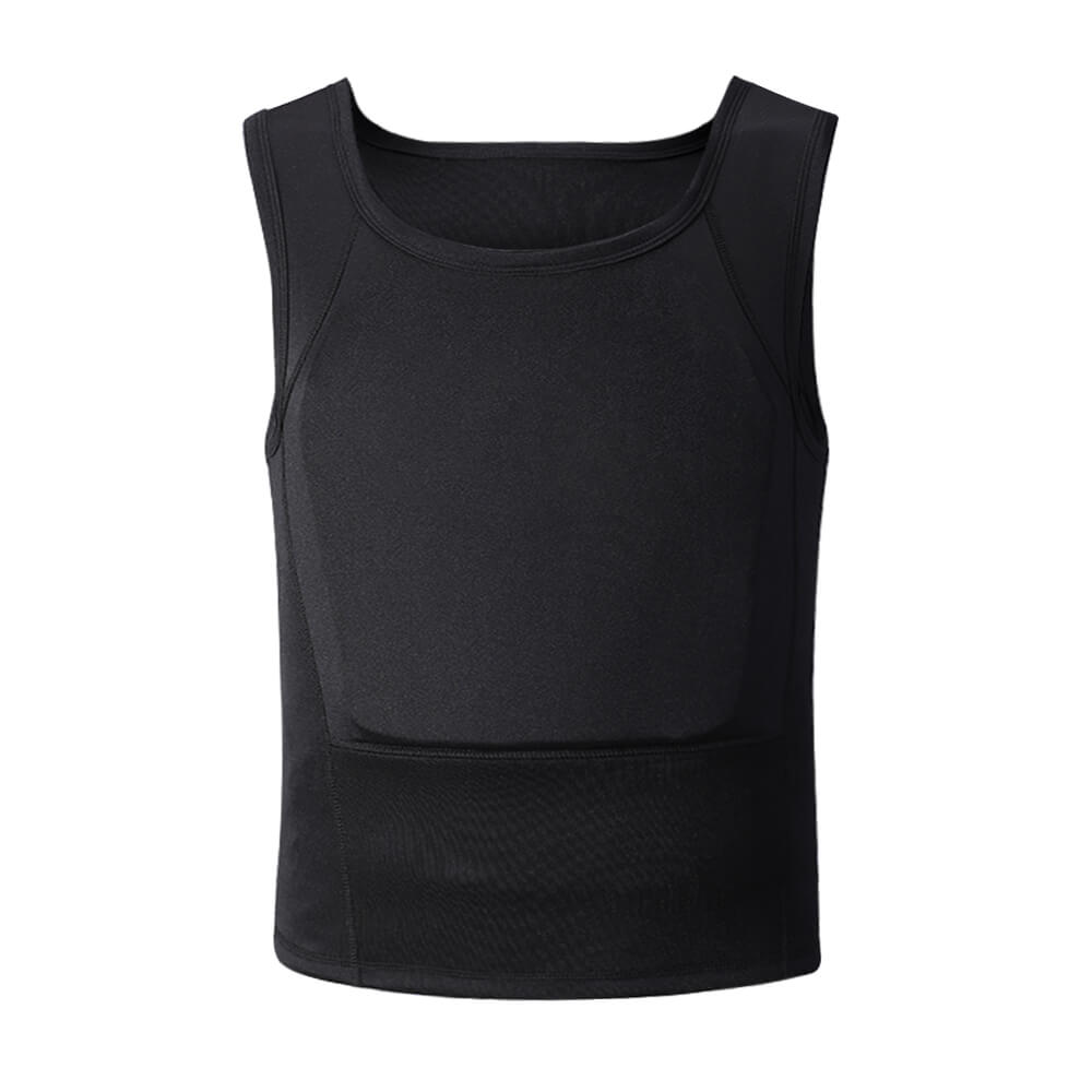 NIJ IIIA Bulletproof Vest Concealed Ultra Thin T-shirt Undershirt Covert Body Armor