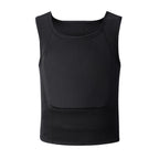 NIJ IIIA Bulletproof Vest Concealed Ultra Thin T-shirt Undershirt Covert Body Armor