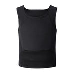 Adult Black Vest Sleeveless T-shirt Undershirt