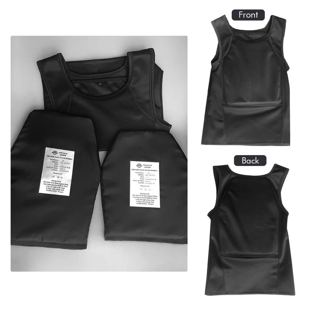 Enhanced Bullet Proof and Stabbing Proof Vest Body Armor - NIJ Level IIIA Protection