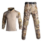 Tactical Combat Uniform Training Uniform Airsoft Paintball Camo Shirts and Pants