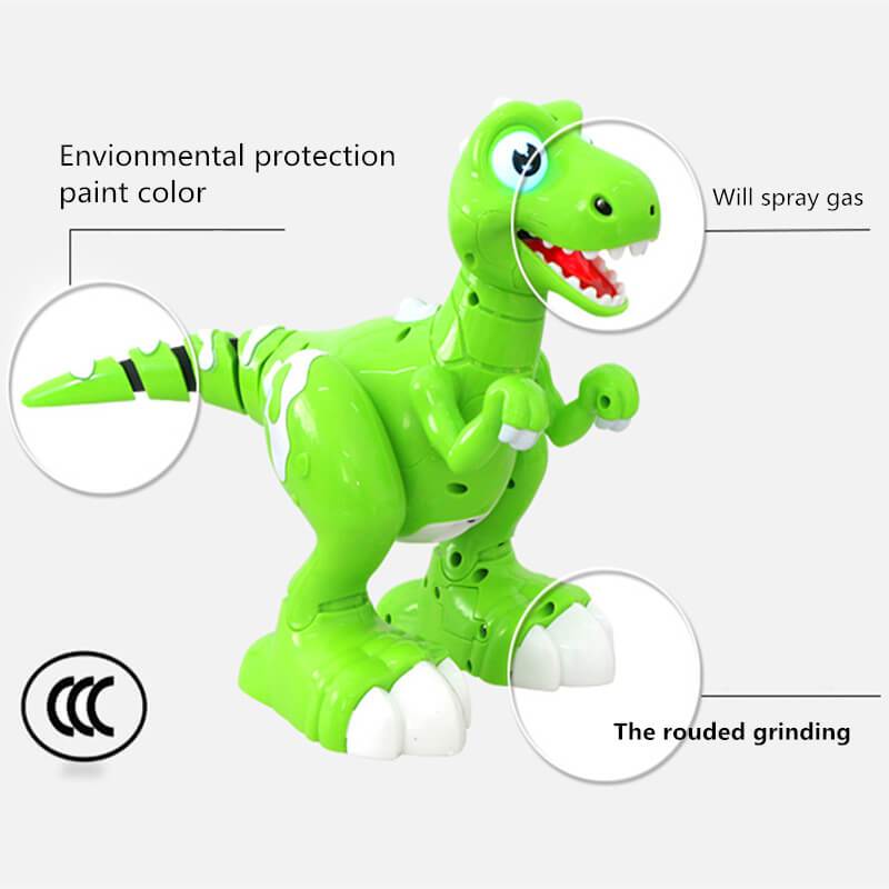 Remote Control Sensing Dinosaur Cartoon Cute Gesture Interactive Electronic Spray Dinosaur Toy
