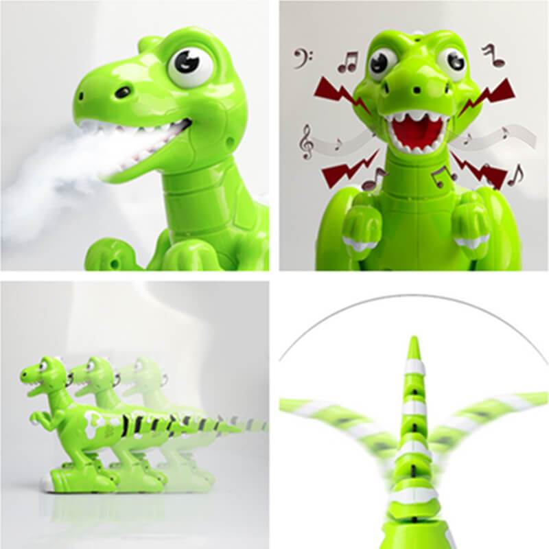 Remote Control Sensing Dinosaur Cartoon Cute Gesture Interactive Electronic Spray Dinosaur Toy
