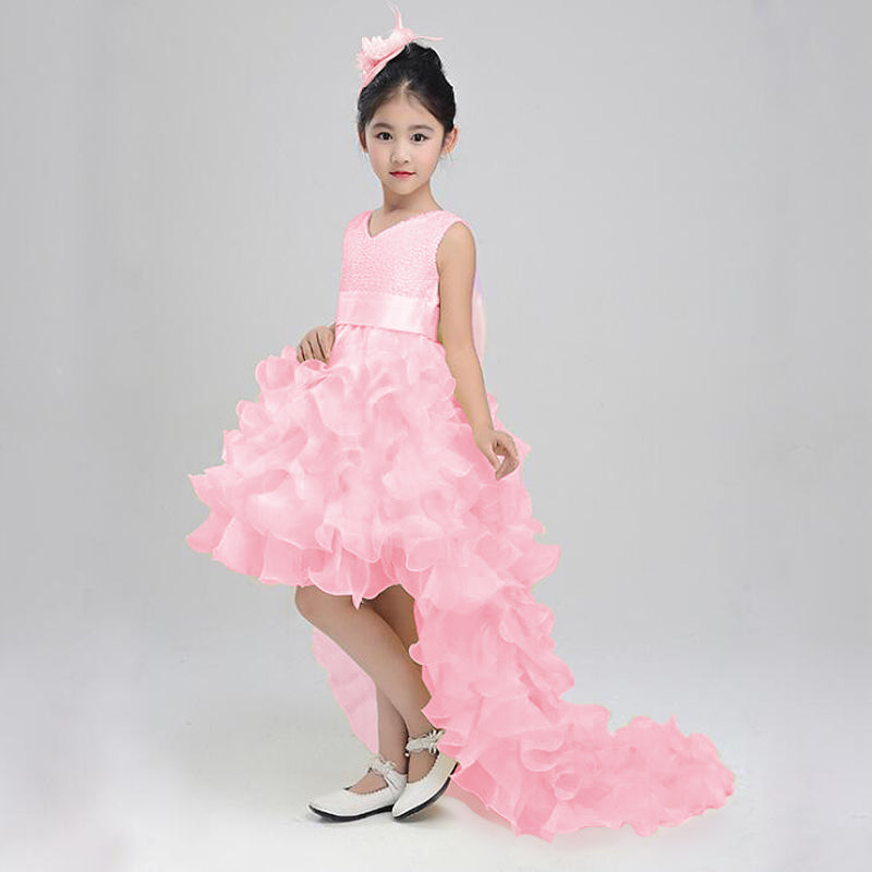 Little Girl Pageant Dresses Fancy Wedding Party Prom Dresses