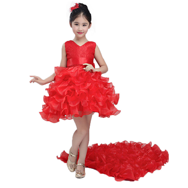 Little Girl Pageant Dresses Fancy Wedding Party Prom Dresses