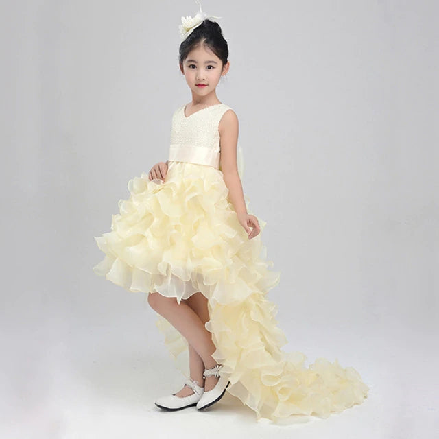 Little Girl Pageant Dresses Fancy Wedding Party Prom Dresses