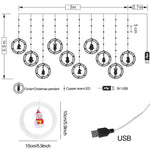 LED Christmas Lights Twinkle String Warm White Waterproof Lights Indoor Outdoor Christmas Decorations