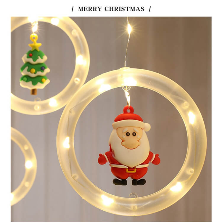 LED Christmas Lights Twinkle String Warm White Waterproof Lights Indoor Outdoor Christmas Decorations