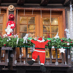 Christmas Santa Claus Hanging Decoration Santa Climbing Oranment for Home