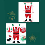 Christmas Santa Claus Hanging Decoration Santa Climbing Oranment for Home