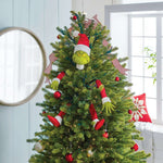 Christmas Tree Decorations Grinch Christmas Ornaments Elf Head, Arms and Legs for Christmas Tree Topper