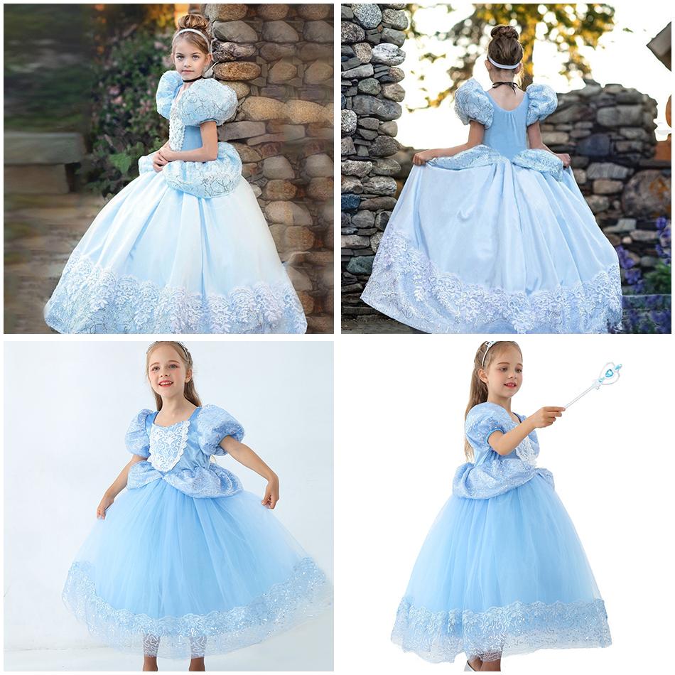Cosplay Costume Dress For Children Girls Christmas Halloween Festival Carnival Party