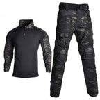 Tactical Combat Uniform Training Uniform Airsoft Paintball Camo Shirts and Pants