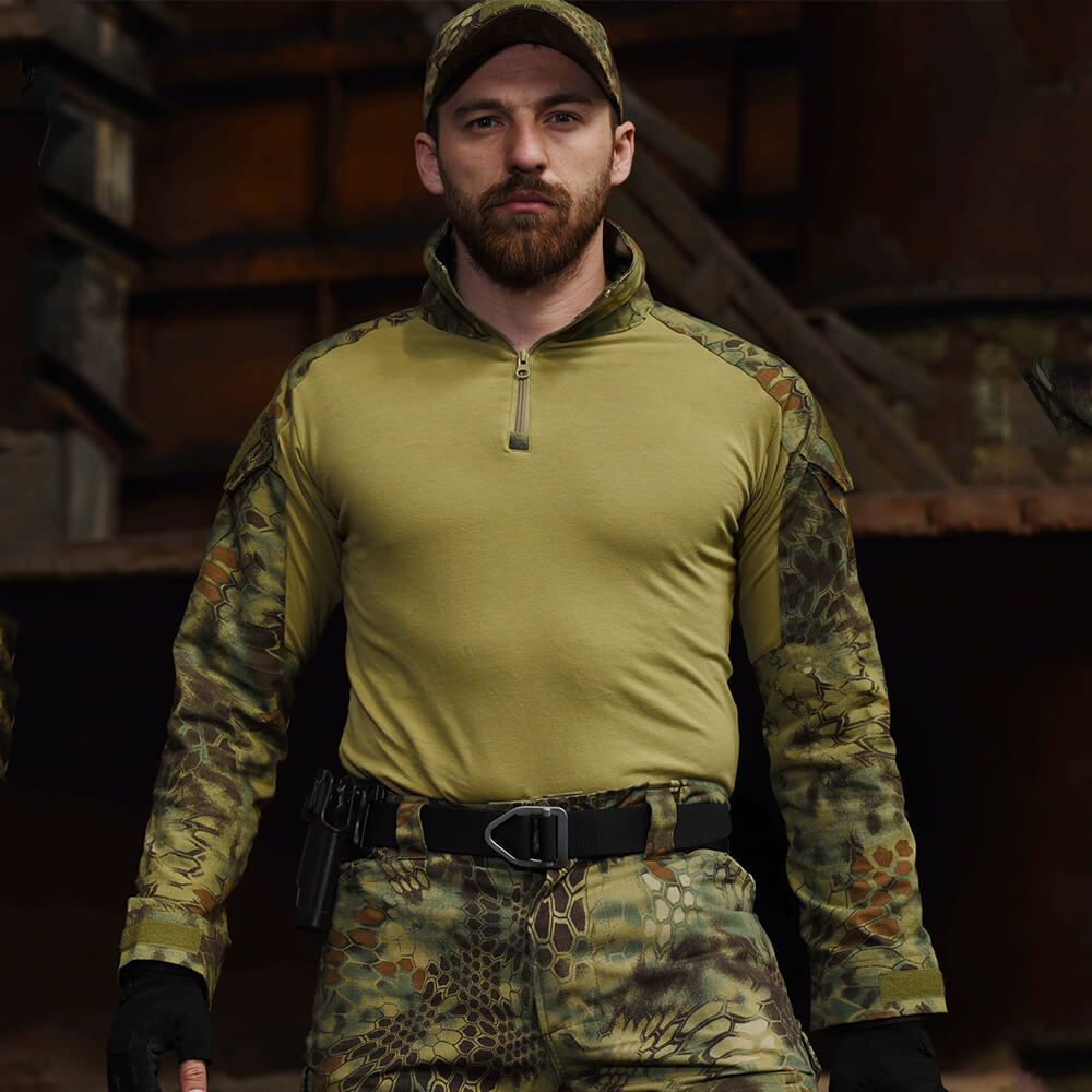 Tactical Combat Uniform Training Uniform Airsoft Paintball Camo Shirts and Pants