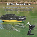 RC Racing Boat with Crocodile Head - Electric Racing Boat Remote Control Boat Pools Spoof Toy