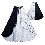 Balck and White Cape for After Sales