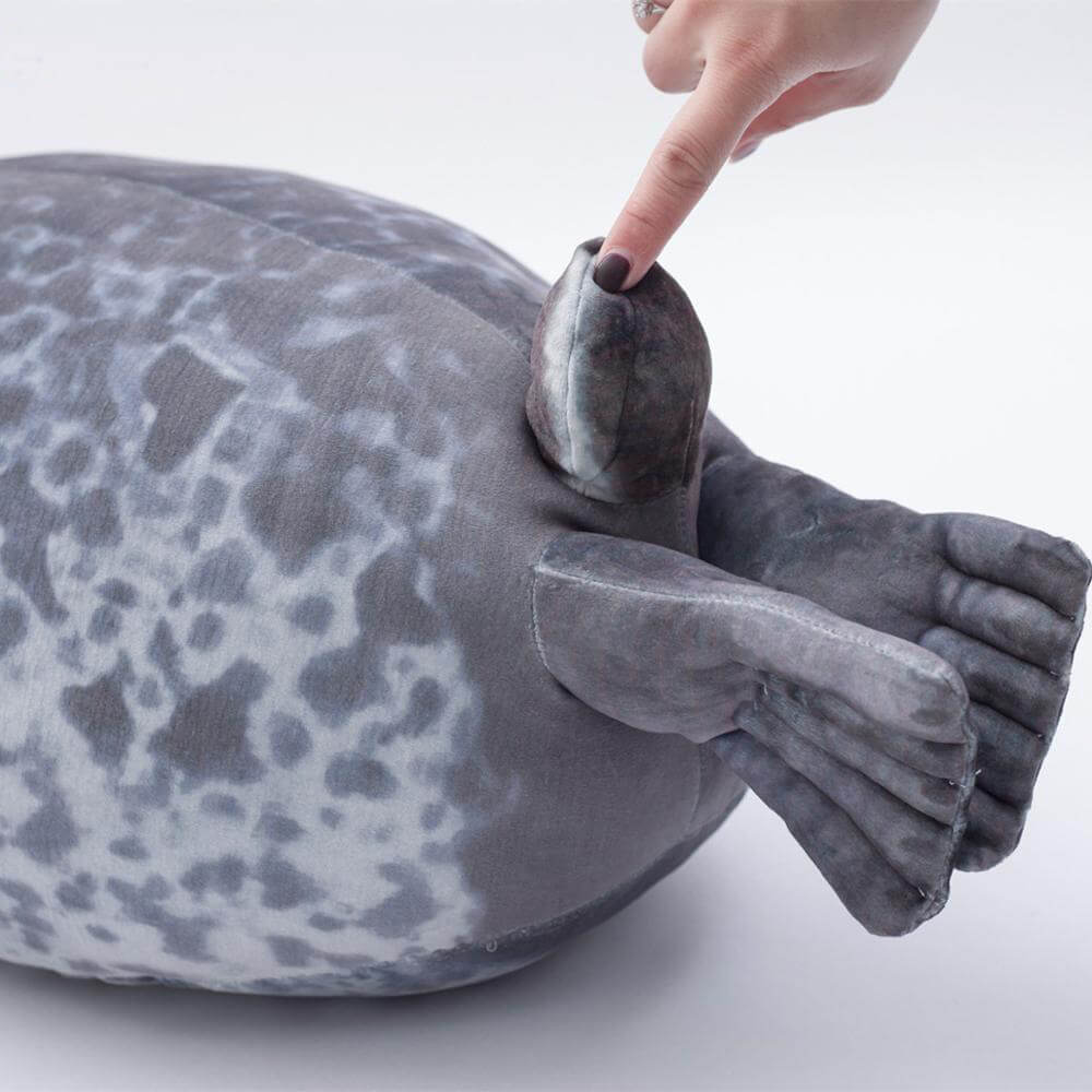 Soft Sea Lion Plush Toys 3D Novelty Throw Pillows Stuffed Plush Animal Baby Sleeping Pillow Kids Gifts