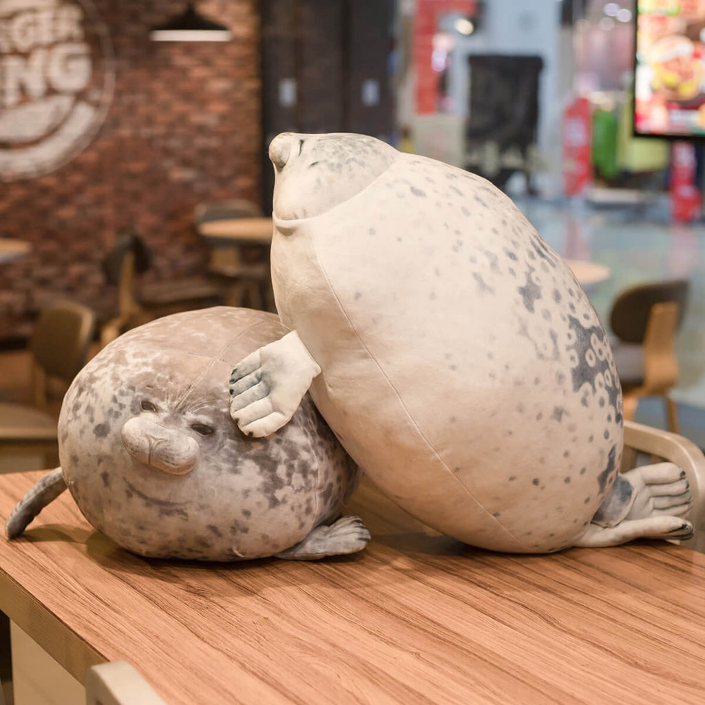 Soft Sea Lion Plush Toys 3D Novelty Throw Pillows Stuffed Plush Animal Baby Sleeping Pillow Kids Gifts