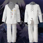 Anime Kokichi Oma Uniforms Scarf Cloak Wig Set Cosplay Costume for Adult