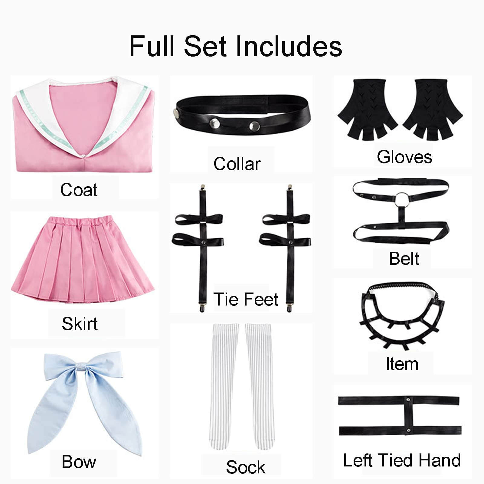 Anime Miu Iruma Cosplay Costumes Women Dress Suit Girls Uniforms clothing