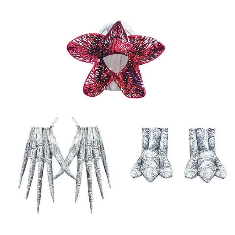 Demogorgon Accessories - Helmet Gloves and Foot Covers