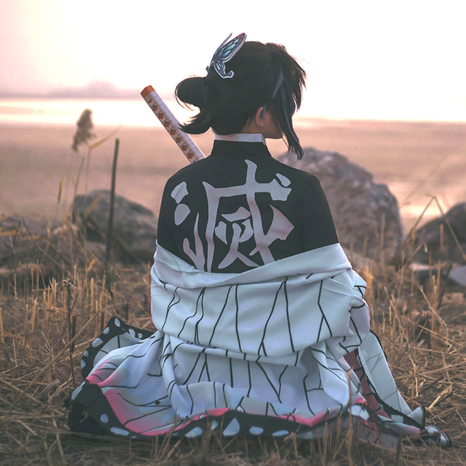 Shinobu Kocho Costume Halloween Shinobu Cosplay Outfit Full Set