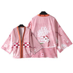 Kids Manga Cosplay Shirt Tanjiro Nezuko Zenitsu Giyu Kyojuro Haori Coat Cosplay Costume