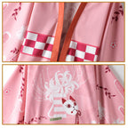 Kids Manga Cosplay Shirt Tanjiro Nezuko Zenitsu Giyu Kyojuro Haori Coat Cosplay Costume
