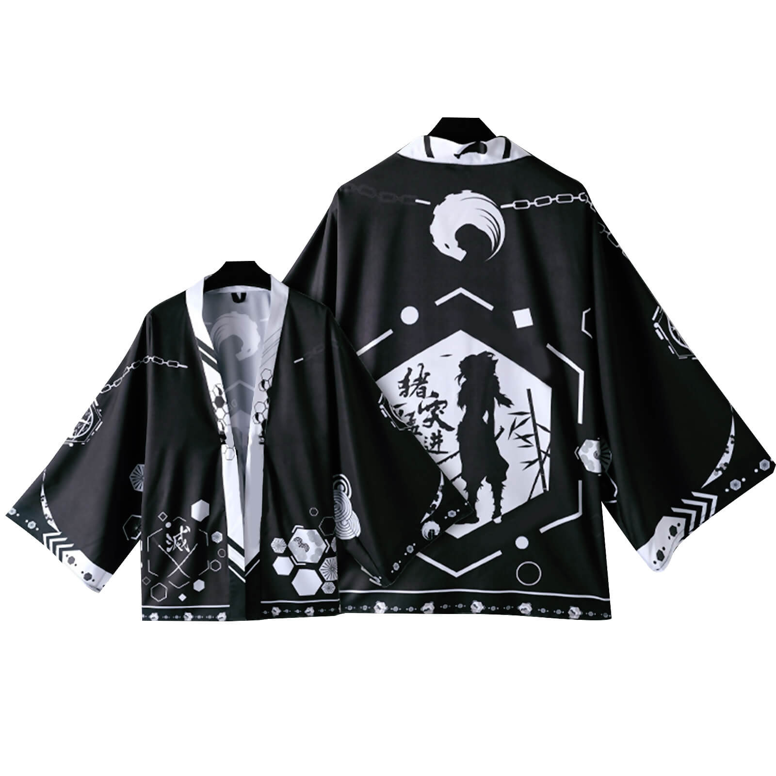Unisex Cosplay Coat Nezuko Shinobu Tanjiro Zenitsu Giyu Kyojuro Kimono Haori Shirt