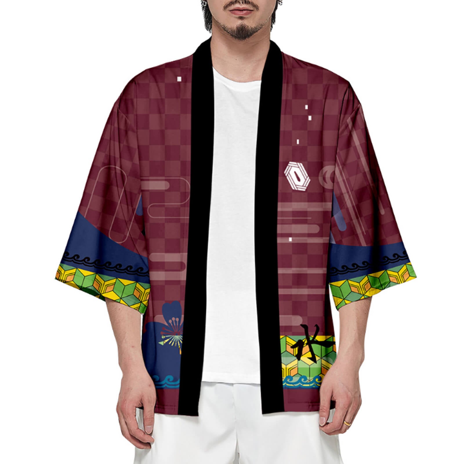 Unisex Cosplay Coat Nezuko Shinobu Tanjiro Zenitsu Giyu Kyojuro Kimono Haori Shirt