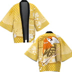 Unisex Cosplay Coat Nezuko Shinobu Tanjiro Zenitsu Giyu Kyojuro Kimono Haori Shirt