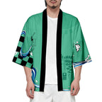 Unisex Cosplay Coat Nezuko Shinobu Tanjiro Zenitsu Giyu Kyojuro Kimono Haori Shirt