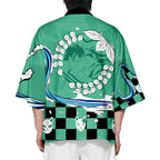 Unisex Cosplay Coat Nezuko Shinobu Tanjiro Zenitsu Giyu Kyojuro Kimono Haori Shirt