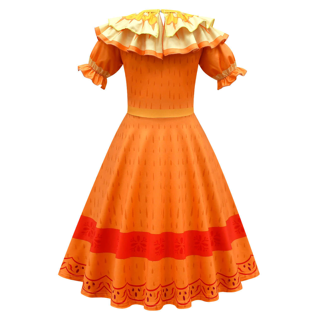 Girls Pepa Dress Fancy Madrigal Family Party Cosplay Outfit for Kids Party Costume