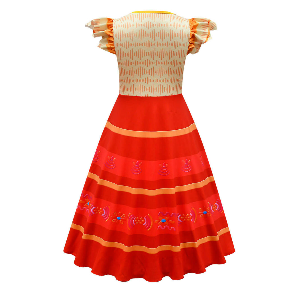 Girls Dolores Madrigal Costume Dress Party Carnival Halloween Cosplay Costume