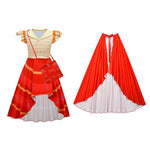 Girls Madrigal Costume Dress Princess Performance Dresses Halloween Cosplay Outfit