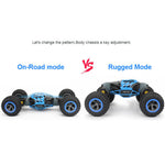 RC Twist Rock Crawler Car 4WD Transform 15 Km/h All Terrains Remote Control Toy Stunt Cars