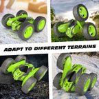 Kid RC Drift Cars 2.4G Remote Control Car Double Side 360 degrees Stunt Racing Car