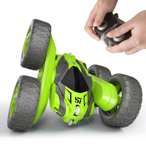 Kid RC Drift Cars 2.4G Remote Control Car Double Side 360 degrees Stunt Racing Car