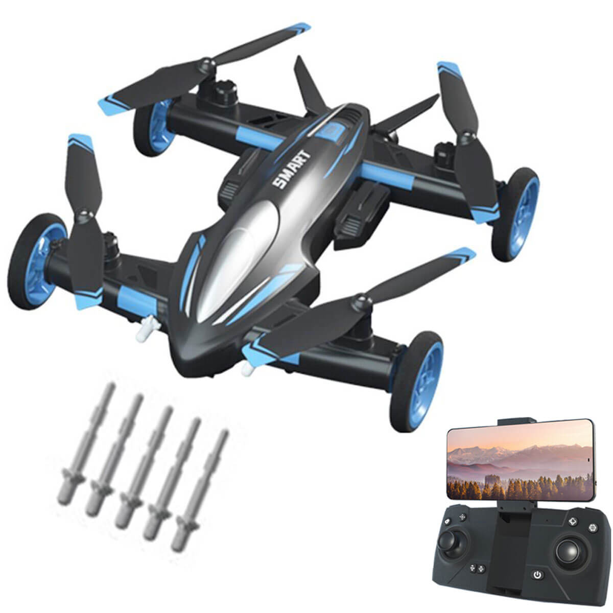 Fighting Drone With Camera 8K Aerial Photograph 2 in 1 Land And Air UAV Multifunctional Bomb Fighter Remote Control Aircraft