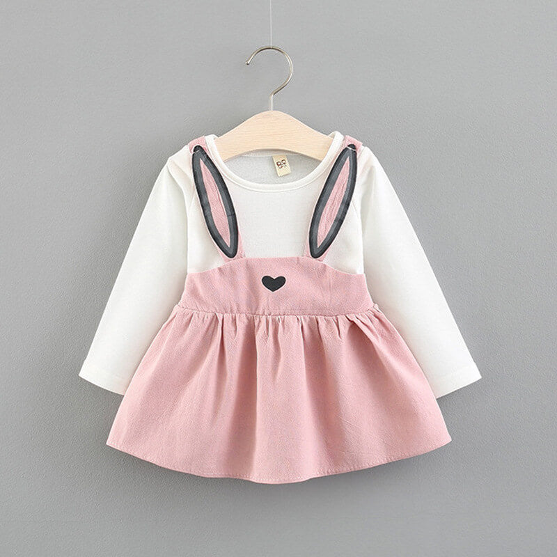 Sunbaby Cute Bunny Dress for Toddlers | Birthday & Easter Gift