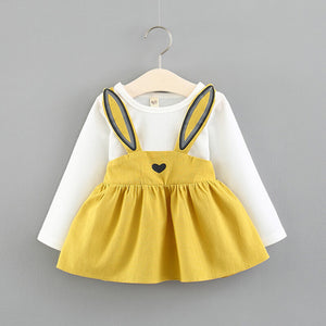 Sunbaby Cute Bunny Dress for Toddlers | Birthday & Easter Gift