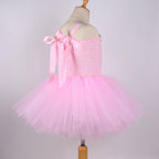 Kids Cute Tutu Dress with Ears Headband Bow Ties Tail Set Bunny Costume