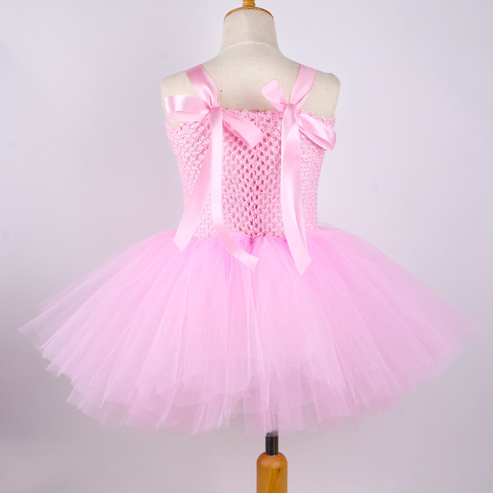 Kids Cute Tutu Dress with Ears Headband Bow Ties Tail Set Bunny Costume